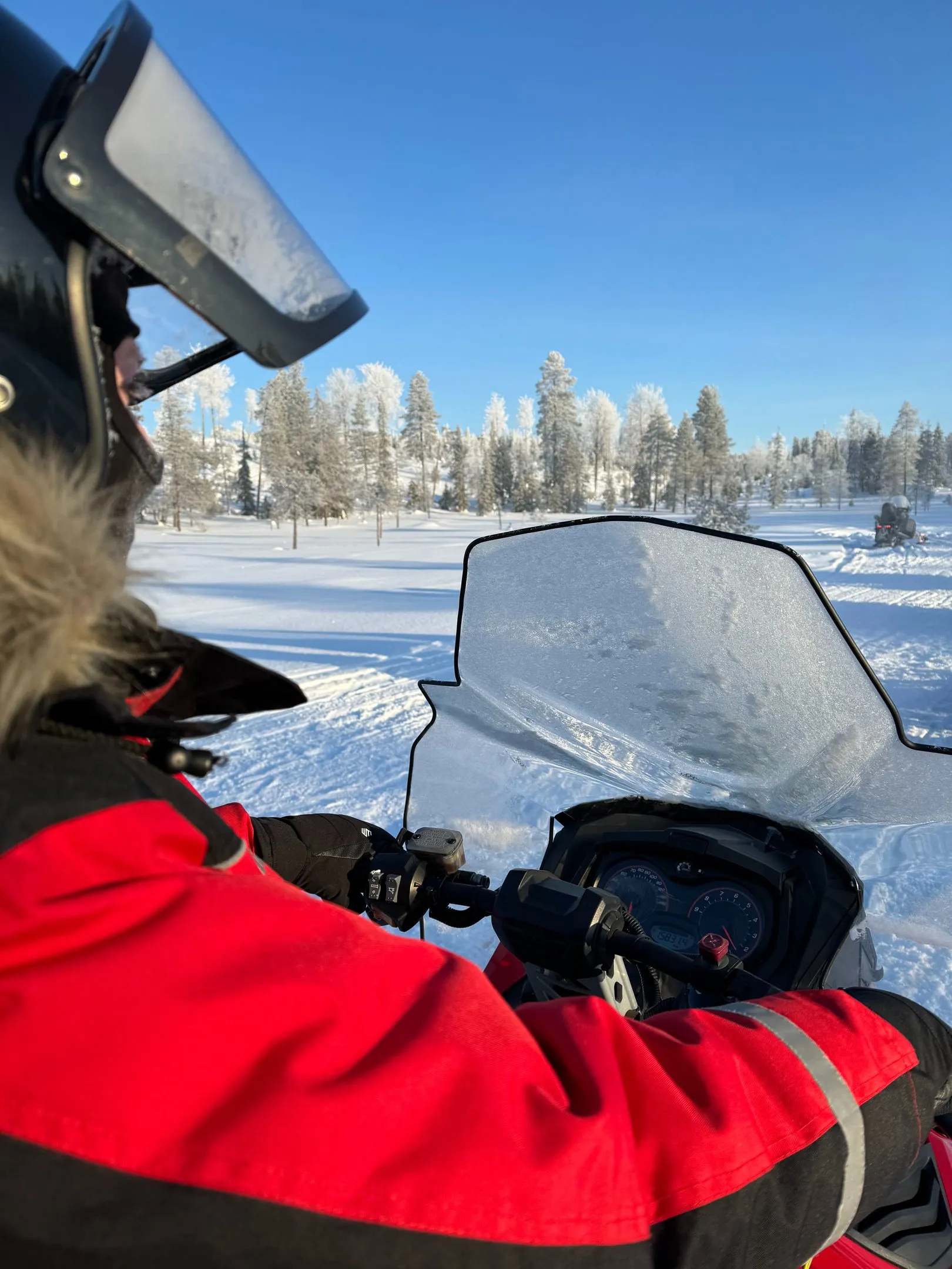 Schneemobiltour bei -30 Grad. Bild 2