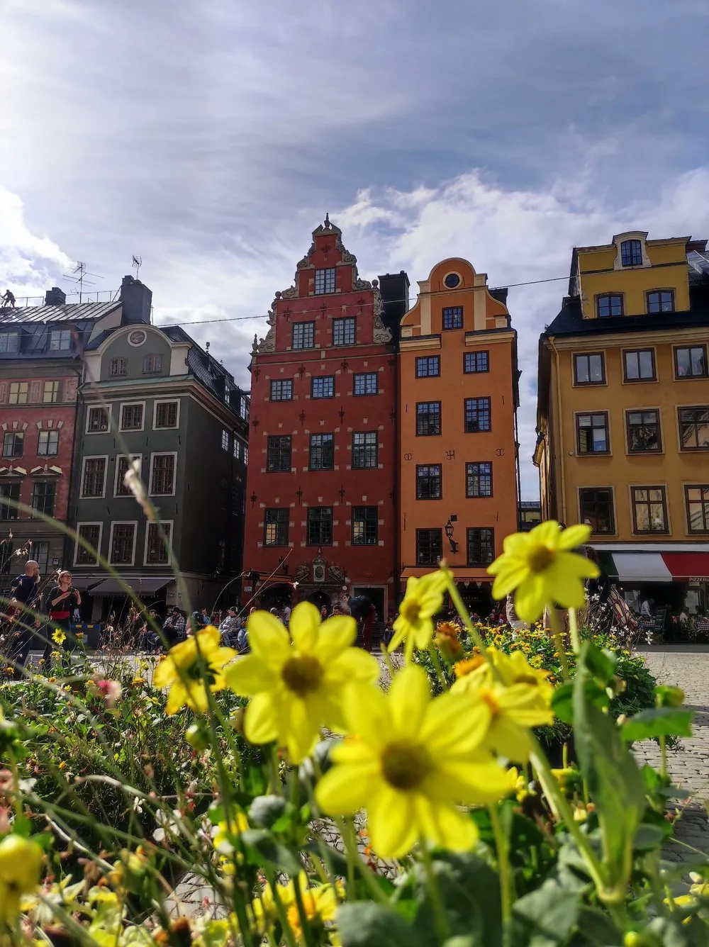 View over the old town Gamla Stan in Stockholm